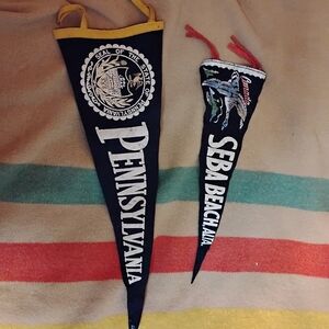 Collectible Vintage Felt Pendants (Both)